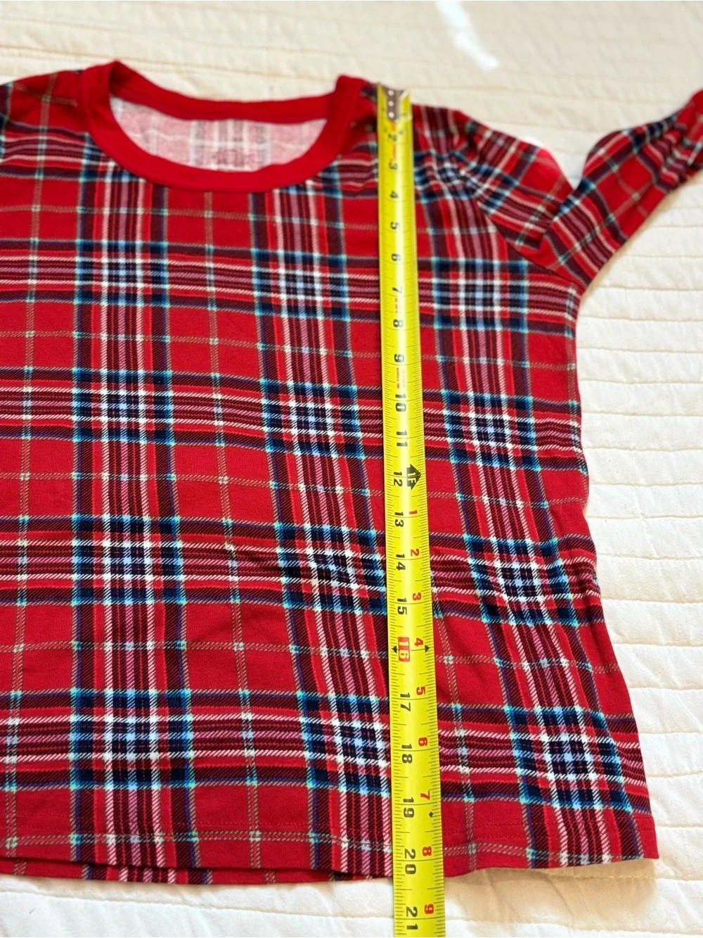 Wondershop Targe Red Holiday Plaid Matching Pajama Set=Top & Bottom Women's XS